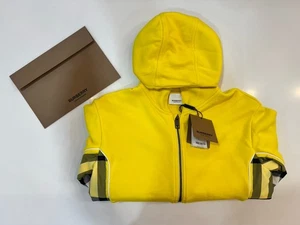 Authentic Burberry Graham Zip-Up Sweatshirt Size 10Y - Picture 1 of 4