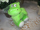 HUGGIES Green Hippo Stuffed Baby Toy Brand New In Bag 12 Inch RARE Baby Safe