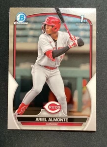 2023 Bowman Chrome Prospect Ariel Almonte #BCP-78 1st Bowman Cincinnati Reds - Picture 1 of 2