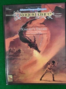 DLQ1 Knight's Sword Advanced Dungeons Dragons AD&D 2nd Edition Dragonlance - Picture 1 of 4