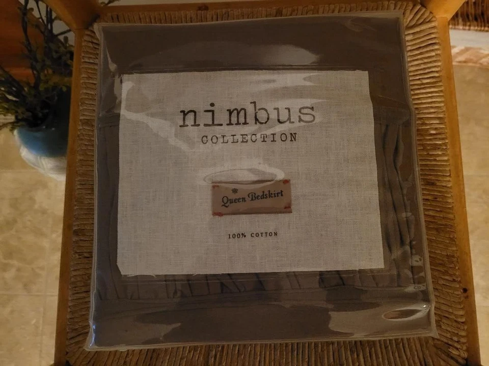 Anthropologie NUEVO Nimbus Collection Queen "Latte" 100% algodón Foto 1 de 4