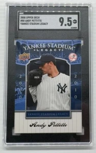 2008 Upper Deck Andy Pettitte Yankee Stadium Legacy #88 SGC 9.5 Yankees MINT+ - Picture 1 of 2