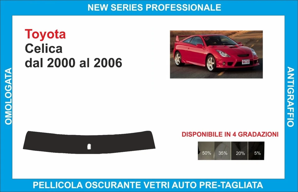 fasce parasole vetri Toyota Celica dal 2000 al 2006 - Imagen 1 de 1
