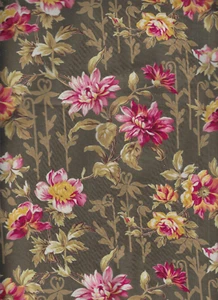 TOBACCO ROSE BY SANDY MCAY/COTTON IN THE CABIN,FAT QUARTER.,FAT QUARTER. - Picture 1 of 2