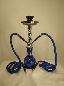 Voodoo Hookah set 2 hoses Travel Case And Instructions USED. - Picture 1 of 7