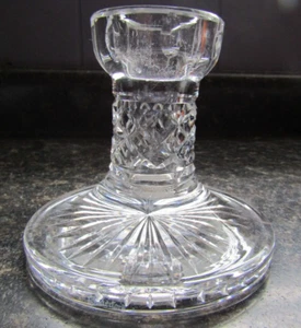 WATERFORD PORTACANDELE SINGOLO ALANA CRISTALLO TAGLIO - Foto 1 di 3