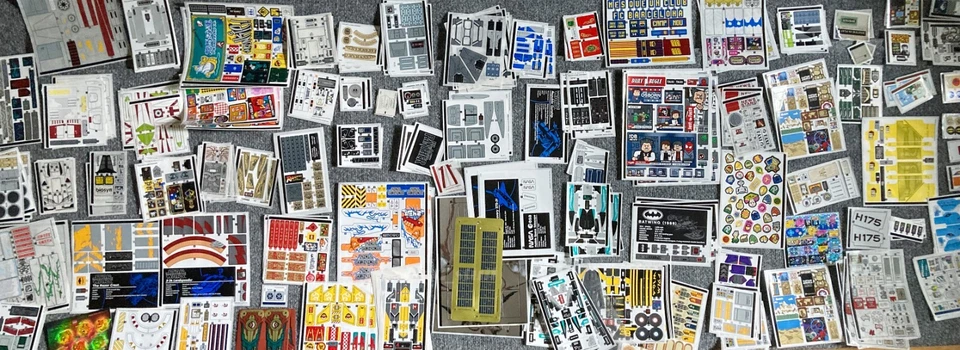 LEGO стикер лист коллекции Star Wars Marvel DC Creator техника вы выбираете новый - Изображение 1 из 1