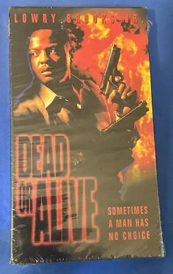 FACTORY SEALED DEAD OR ALIVE VHS VIDEO LOWRY BROOKS JR VERY RARE ACTION FILM - Image 1 of 3