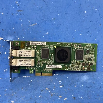 QLOGIC PX2510401-55 QLE2462-E 4GB Dual Port Fiber Network CARD - Image 1 of 4