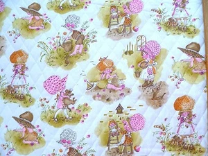 Tela preacolchada estilo hobbie acebo estilo hobbie de 5 yardas para niñas - Imagen 1 de 6