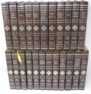 Harvard Classics Collectors Edition Grolier 1980 Brown Gold 23 Volumes - Picture 1 of 16