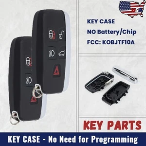 2 Remote Key Shell Case Fob for Land Rover Range Rover for Jaguar XF KOBJTF10A - Picture 1 of 4