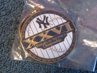 New York Yankees 26 World Series wins keychain NEW jeter Jackson Mantle Ruth - Image 1 of 3