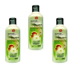 Shampoo Kok Liang anti hair loss dandruff Chinese herbal therapy soothes 200 ml.