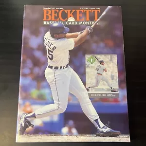 Beckett Baseball Monthly Issue #81 December 1991 Cecil Fielder Robin Ventura - Picture 1 of 2