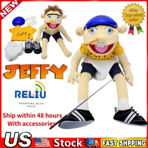 Jeffy Hand Puppet Plush Toy With Metal Rod 23" Stuffed Doll Kids Gift , US STOCK - Picture 1 of 24
