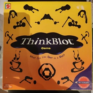 ThinkBlot Game What Can You Spot In A Blot? Mattel 2001 Complete - Picture 1 of 2