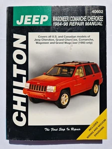 Chilton Réparation Manuel Jeep Wagoneer Cherokee 1984 1998 de 40602 - Picture 1 of 2