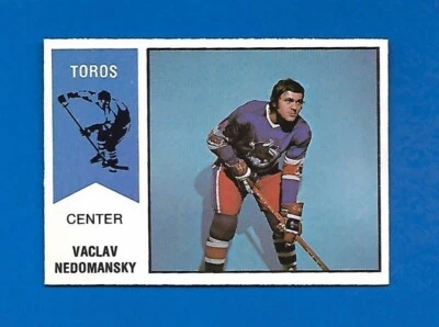 1974-75 OPC #49 VACLAV NEDOMANSKY ROOKIE RC WINNIPEG JETS O PEE CHEE WHA AMH - Image 1 of 2