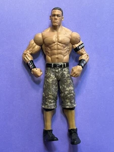 2011 John Cena Camo Shorts Basic Series 6 Action Figure Mattel WWF WWE WCW AEW - Picture 1 of 2