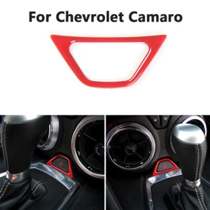 Emergency Lamp Light Switch Cover Trim Decor Frame For Chevrolet Camaro 2017+Red - Picture 1 of 8