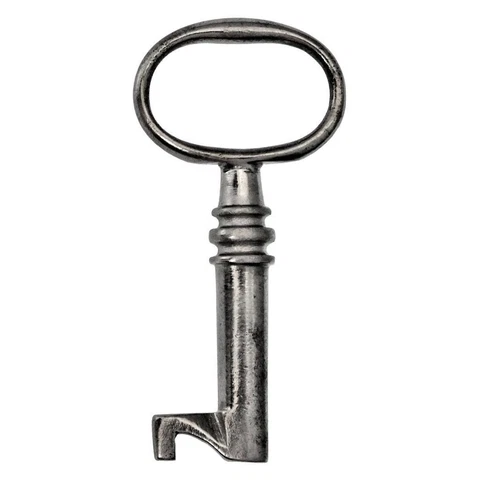 Antique Key - Victorian CADDY Key with Wire Bow 1⅝ Small - ref.k834 Cover