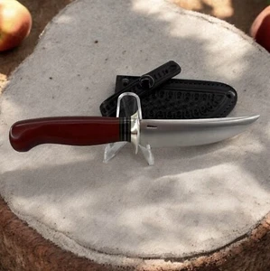 Fixed Blade Treeman Handmade 4" Early Logo and Mosher Sheath DH-2278 - Picture 1 of 18