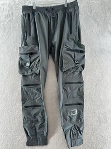 EIGHT & NINE MFG COMBAT NYLON Gray Men’s Cargo Joggers Size 2XL - Picture 1 of 11