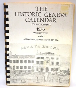 Historischer Genfer Kalender 1976 - Woche für Woche - Bildgeschichte, New York Buch - Bild 1 von 8