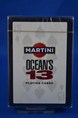 Martini Ocean's 13 Promotional Playing Cards Brand New Sealed - Image 1 of 2