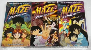Maze Anime 5, 7, 8 Set (3) VHS English Dubbed Anime Brand New - Imagen 1 de 2