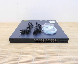 Cisco WS-C3650-24PD-L 24 10/100/1000 Ethernet PoE+ Lan Base Switch dual AC PWR - Bild 1 von 1