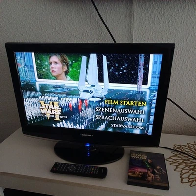 TV Fernseher Blaupunkt, 23 Zoll LED HD, mit integriertem DVD-Player und FB - Bild 1 von 4