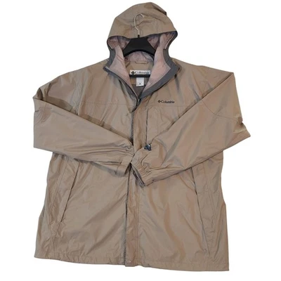 Columbia Omni Tech Impermeable Transpirable Embalable Chaqueta con Capucha Para Hombre 2XT Foto 1 de 4