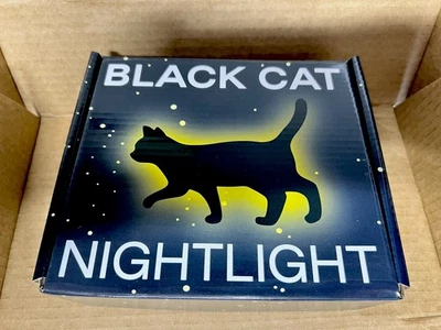 NIB Black Cat Nightlight Wall Plug  - Cat lovers - Image 1 of 4