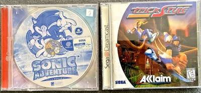 SONIC ADVENTURE +TRICK STYLE -  SEGA DREAMCAST NTSC/J + US  * RARITÄT *👍 - Bild 1 von 4