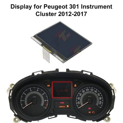 Display for Peugeot 301 Instrument Cluster Pixel Repair - Image 1 of 4