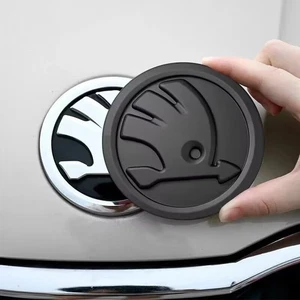 2x Insignias de maletero Skoda para Octavia II A5 A7 Kodiaq Fabia Rapid 3 Karoq Excelente VRS - Imagen 1 de 7