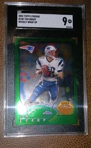 ๐๐ฅ๐ฅ2002 Topps Chrome Tom Brady #150 SGC 9 MINT New England Patriots ๐๐ฅ๐ฅ๐ - Picture 1 of 3
