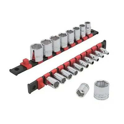 DieHard 20-Piece 1/4" and 3/8" Drive Anti-Slip Socket Set, SAE, - DHP55314 - Image 1 of 4