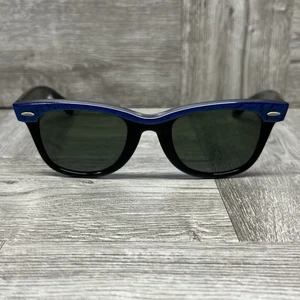 Vintage Ray Ban B&L Bausch & Lomb G15 grau Wayfarer blau Pearl Street gepflegt *LESEN - Bild 1 von 23