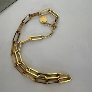 Victoria Emerson Gold Link Chain Necklace - Picture 1 of 13