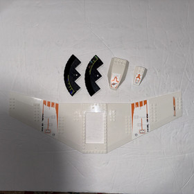 LEGO Mars Mission MX-81 Hypersonic Spacecraft - 7644 - Wing and parts only