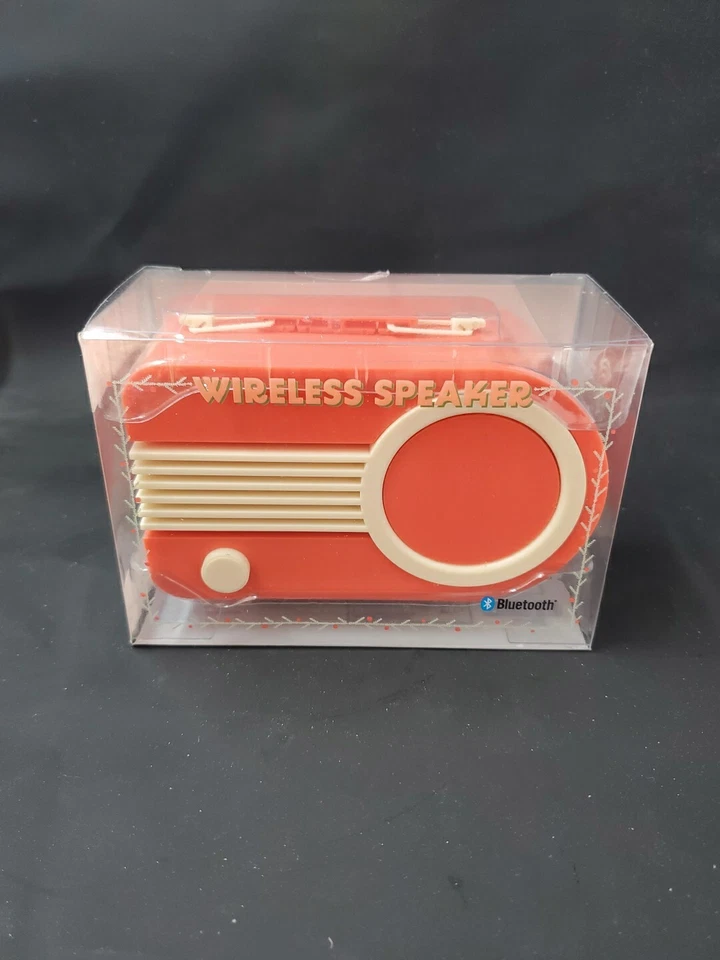 Vivitar Wireless Speaker Red Radio Design Bluetooth 2023 Saker Int USB Chargin - Image 1 of 4