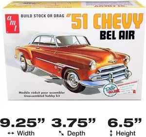 AMT Models #862 '51 Chevy Bel Air 1:25  NIB Free Shipping - Picture 1 of 4