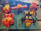 PREDAKING 100% Complete 1986 G1 Transformers PREDACONS Hasbro Vintage lot
