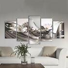 Trendy Flower Wall Art Set 5Pcs Unframed Canvas Paintings for Home Decoration