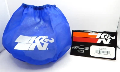 K&N FILTROS RC-5040DL Azul Prefiltro LIMPIADOR DE AIRE CUBIERTA ENVOLVENTE RC-5040 5.5" Alto Foto 1 de 4