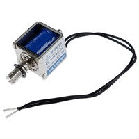 DC 12V 2A Push Pull Type Open Frame Solenoid Electromagnet 10mm 15 M7D5