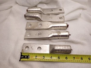 Set of 5 3M 40156 Scotchlok Aluminum 2 Hole Compression Lug 1/2" stud AL9CU 6.5" - Picture 1 of 5